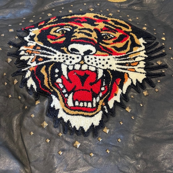 NEW. Ed Hardy Leather Jacket - Picture 6 of 6